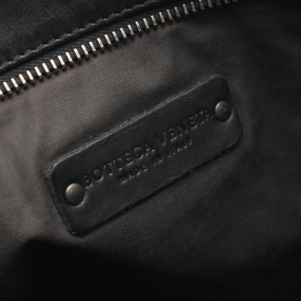 Bolso Bandolera BOTTEGA VENETA Intrecciato Hombro 276356 Cuero Negro Usado Para Hombre Foto 4 de 4