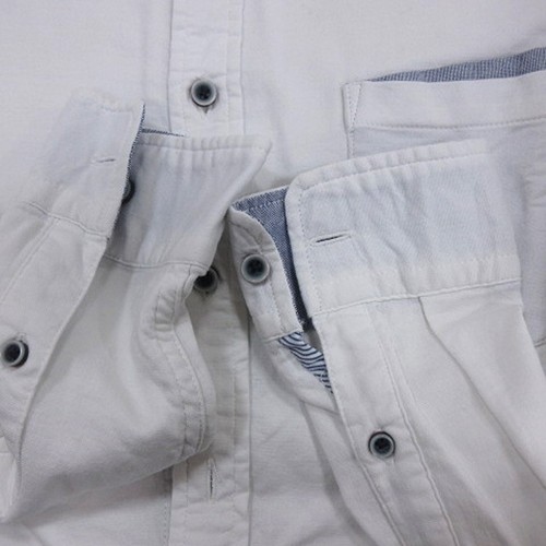 BEAMS HEART Sencolor Shirt Long Sleeve M White AU Used 11af99a0afab112343164696e - Picture 6 of 7