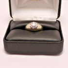 Vintage 14k White Gold Diamond Ring — photo 2