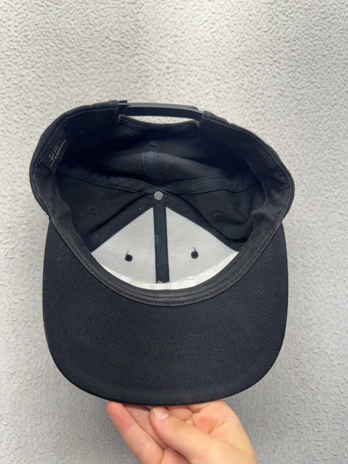 Send It Black Snapback Hat Flat Brim Adjustable E… - image 8