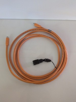Tether Tools TetherPro USB Type-C Male to USB Type-C Male Cable (10', Orange)
