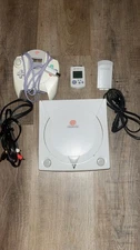 Sega Dreamcast Bundle -NBA 2k ,Console, Controller, & VMU Memory Card - Tested