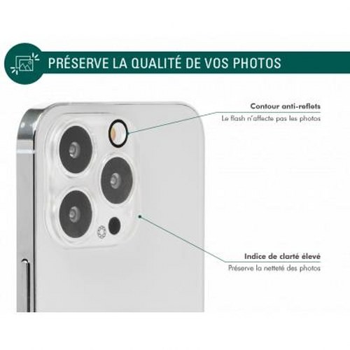 Verre trempe camera iPhone 14 Pro Max protection optique premium - 4