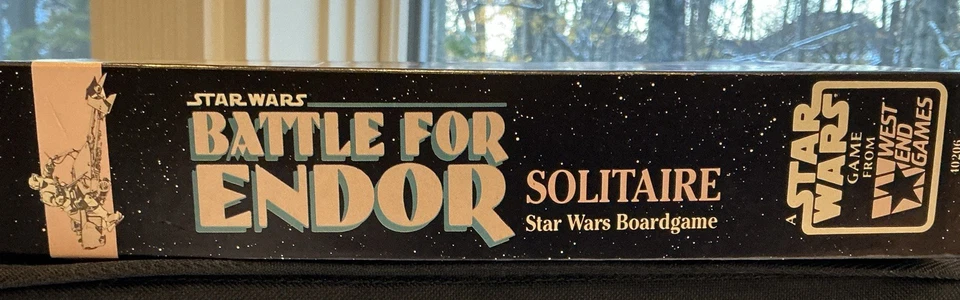 1989 - STAR WARS BATTLE FOR ENDOR SOLITAIRE, 40206 West End Games - BNIB 💯 - Image 2 of 4