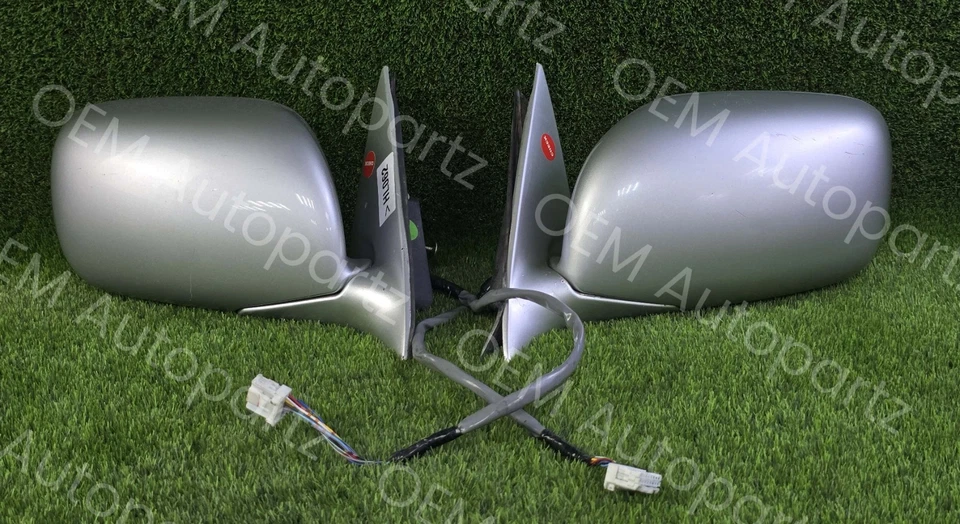 Par de espelhos laterais elétricos genuínos Lexus LS430 2001-2006 fabricante de equipamento original JDM usado - Imagem 3 de 4