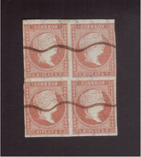 ANTILLES ESPAGNOLES BLOC du n° 3 OBL et SANS AMINCI  Cote+ de 50€