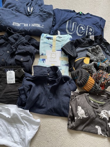 Bundle Joblot Boys Clothing Age 6-7 years T-shirts Shorts Jumpers 14 Items - Picture 5 of 5