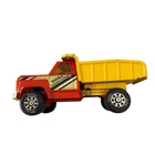 Vintage Tonka Construction Dump Truck Metal Steel Red Yellow 13" Toy Vehicle