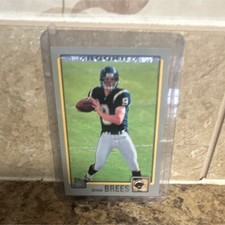 Topps 2001 Drew Brees #328 Rookie San Diego Chargers NFL Football Card. rookie card picture
