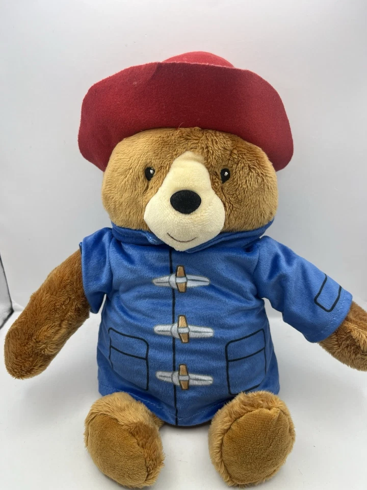 Paddington Bear Plush 34cm Rainbow Designs 2024 Blue Coat Red Hat Soft Toy Gift - Image 2 of 4