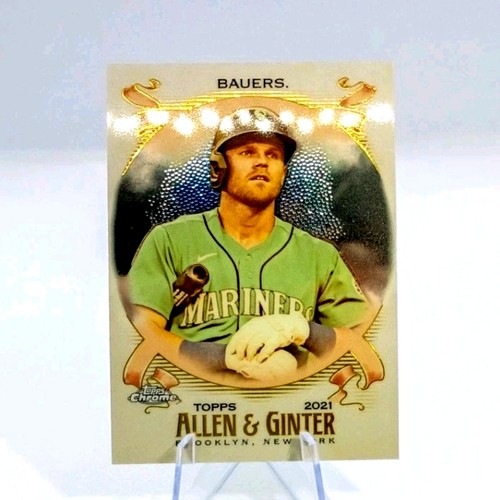2021 Topps Allen & Ginter Chrome - Jake Bauers #248 - Foto 3 di 6