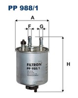 Kraftstofffilter Filtron Pp 988/1 Leitungsfilter FüR Laguna BT0 Renault Twingo 3