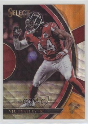 2017 Panini Select Concourse Tri-Color Prizm 28/199 Vic Beasley Jr #62 1md