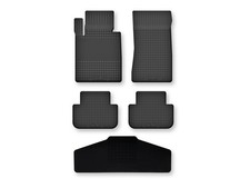 Gummifu�matten f�r BMW 7 F01 2008-2015 5tlg Schwarz mit Tunnelmatte Limousine