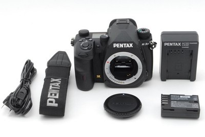【MINT S/C3611】PENTAX K-3 Mark III Black 25.7MP Digital Camera Body