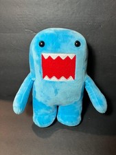 Blue Domo Kun Plush Stuffed Toy 10" Inches Mouth Teeth Authentic Nuritoys Korea