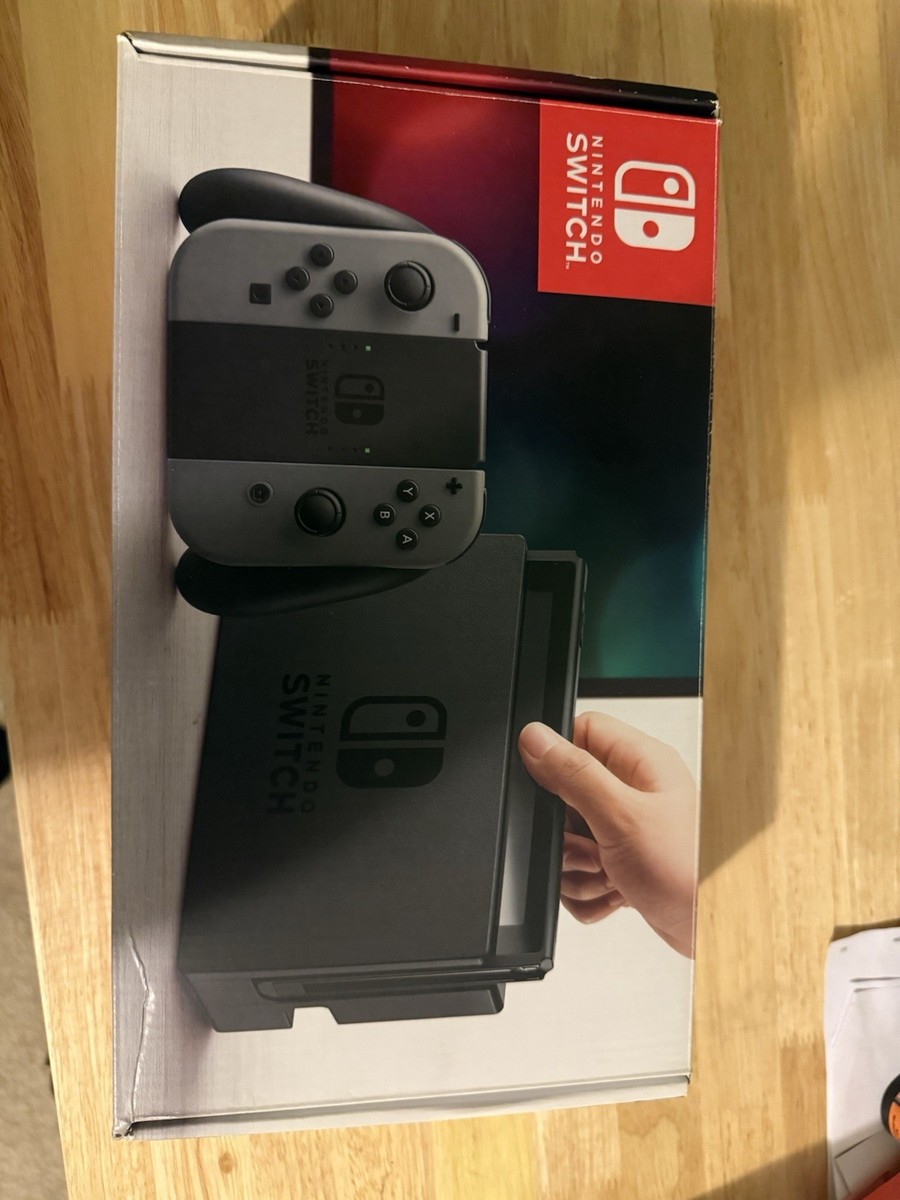 Nintendo Switch グレー HAC-001 microSDカード付き Amazon.com: Nintendo Switch with Gray Joy‑Con - HAC-001(-01