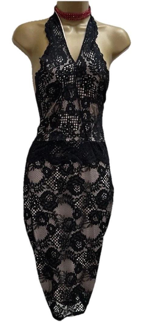 Lipsy Lace Halter Dresses for Women for sale | eBay UK
