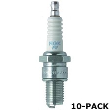 NGK Spark Plug 3130 10-PACK ; BR8EG 14mm Copper Core Nickel, Flat Seat, HR 8
