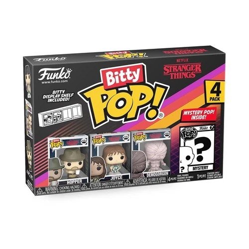 Bitty Pop! • Stranger Things: HOPPER • JOYCE • DEMOGORGON + Mystery • Ships Free