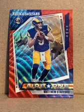 2021 Rookies And Stars  Matt Stafford-Airborne-Red Wave Prizm #AB-11 Rams