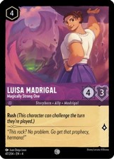 x4 Luisa Madrigal - Magically Strong One - 47/204 - Common Lorcana DLC04 Ursula'