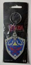 The Legend of Zelda Hylian Shield Rubber Keychain Officially Licensed Nintendo