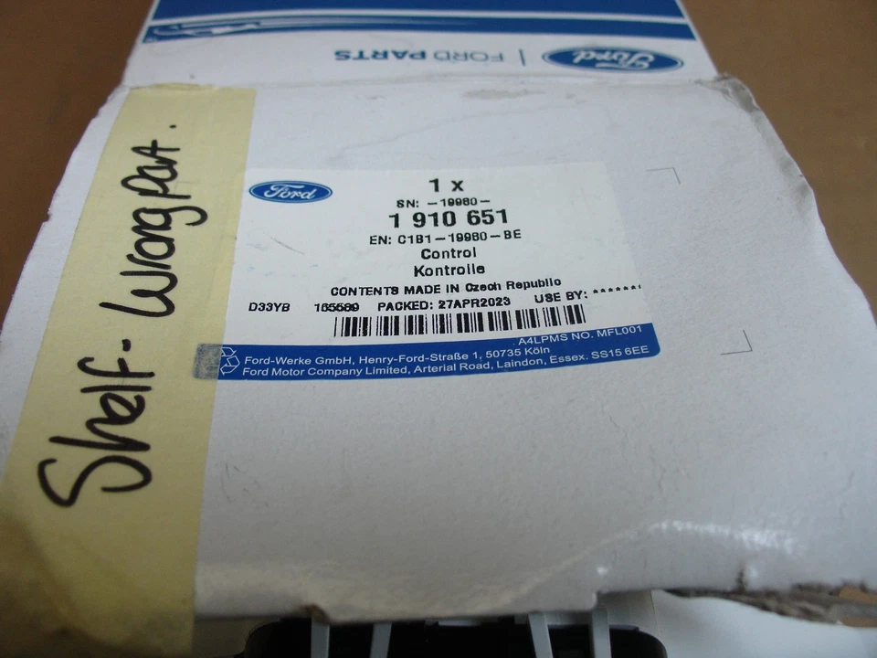 1910651 A/C Heater Climate Control Switch Panel For Ford Fiesta Mk6 2008-2017 - Image 2 of 2