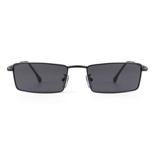 Small Y2k Narrow Rectangle Sunglasses for Women Men Trendy Retro 80s 90s Skin...