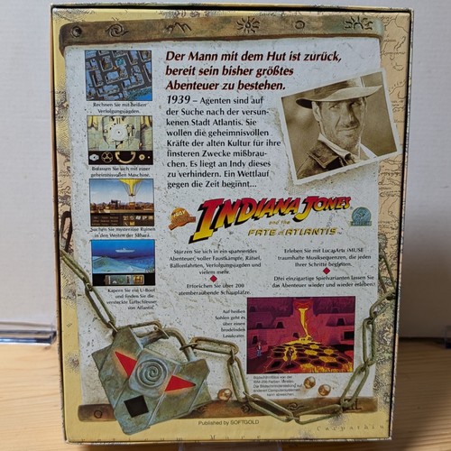 Indiana Jones And The Fate Of Atlantis - PC Big Box Original - Picture 3 of 12