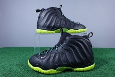 Nike Little Posite One GS Size 3 Y US Black/Volt Foamposite DZ2853-001