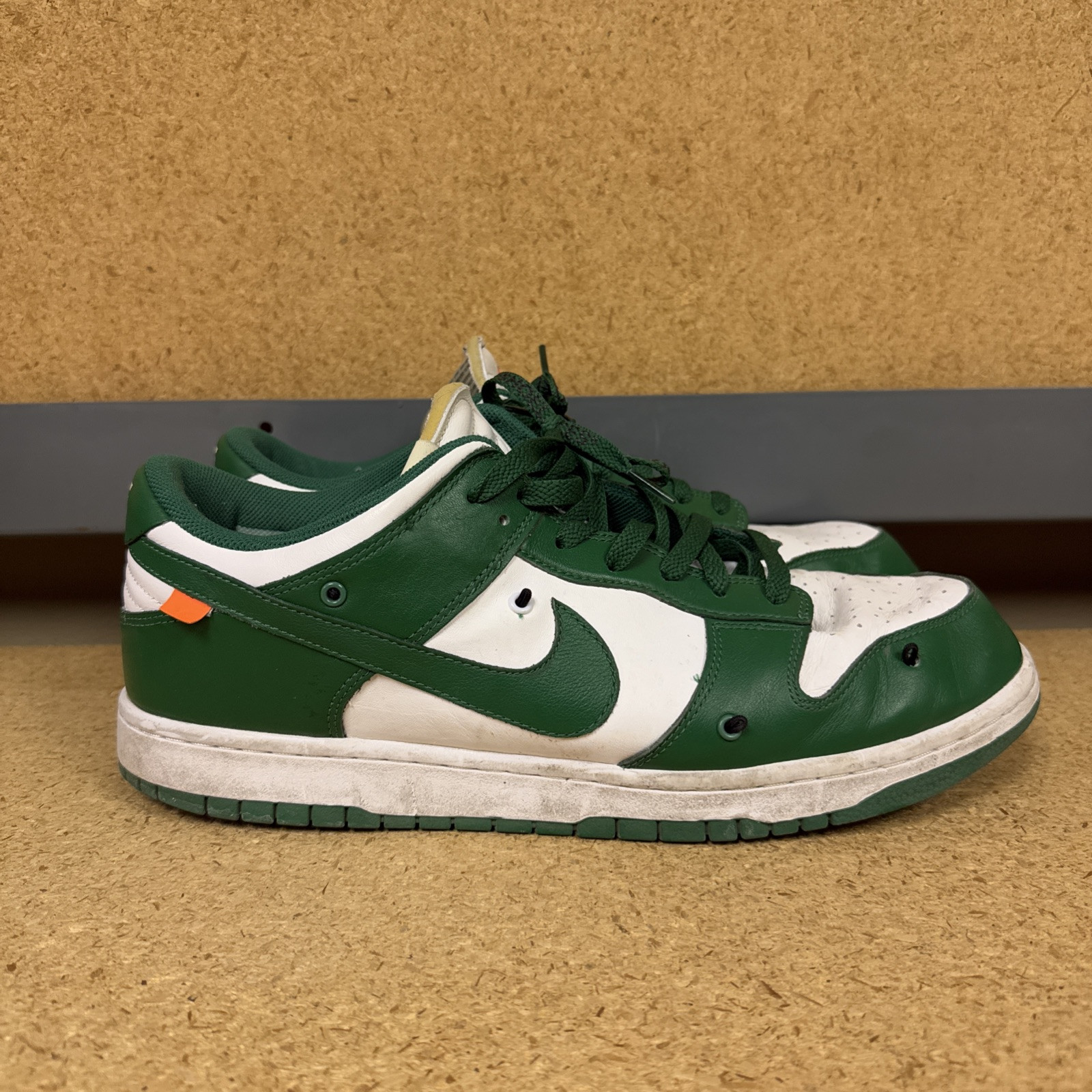 OFF WHITE X NIKE Taglia 14 Nike Dunk Low x OFF WHITE verde pino 2019