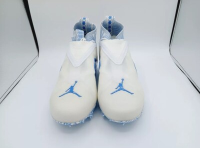 Nike Air Jordan Alpha Menace Elite 3 UNC PE Football Cleats DH3365-105 Size 12 W
