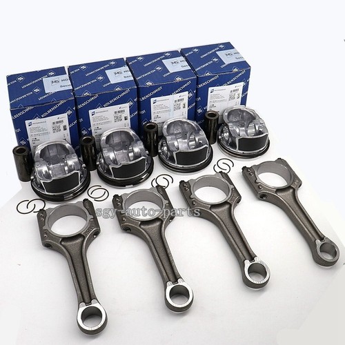 4 x KS OEM pistons STD and Genuine Connecting Rods Φ23mm for AUDI Q5 A4