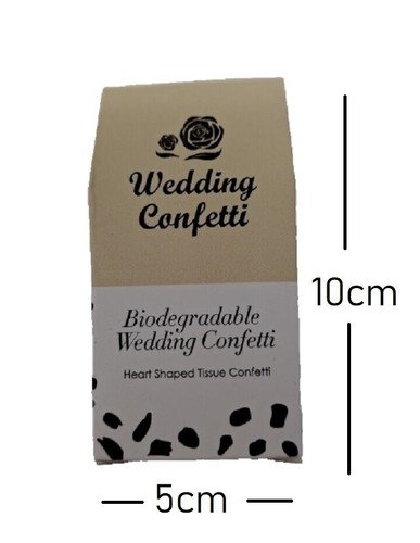 20 Geo Spots Scatola Confetti Matrimonio Punti Pastello BIODEGRADABILE Carta da Lancio Tavolo - Foto 8 di 10