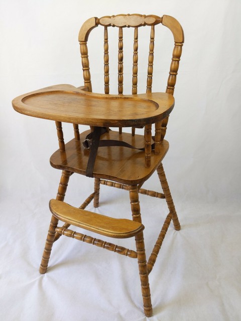 ebay wooden high chair