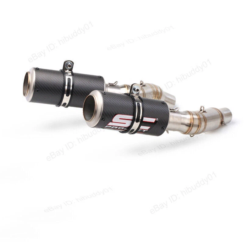 Silenciador escape de fibra de carbono para Kawasaki Z1000 Ninja 1000 2010-2023 Foto 4 de 4