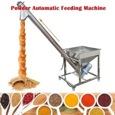 Screw Type Plastic Particle Feeder Automatic Feeding Loading Machine 110V 100L