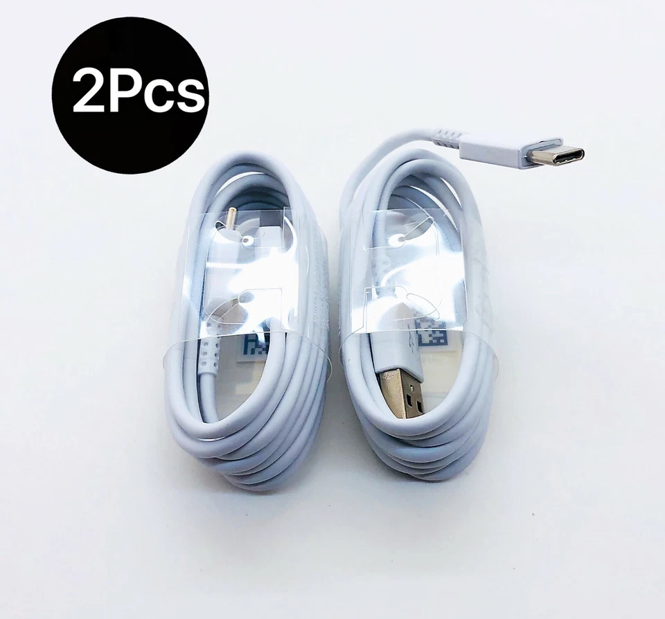 2-PACK Samsung Galaxy S8 S9 Plus Note 8 Type C USB-C Fast Charging Cable Charger - Image 2 of 4