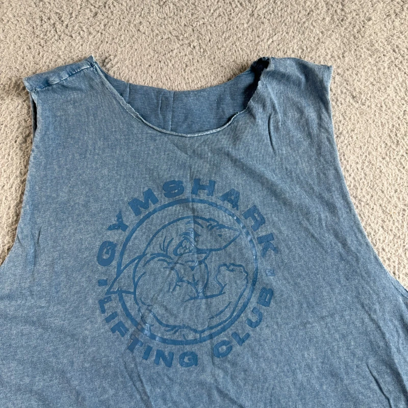 gymshark distressed training sports gym shirt