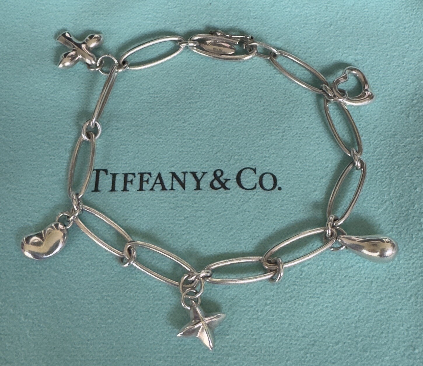 Tiffany Sterling Silver 925 Elsa Peretti Tag Charm