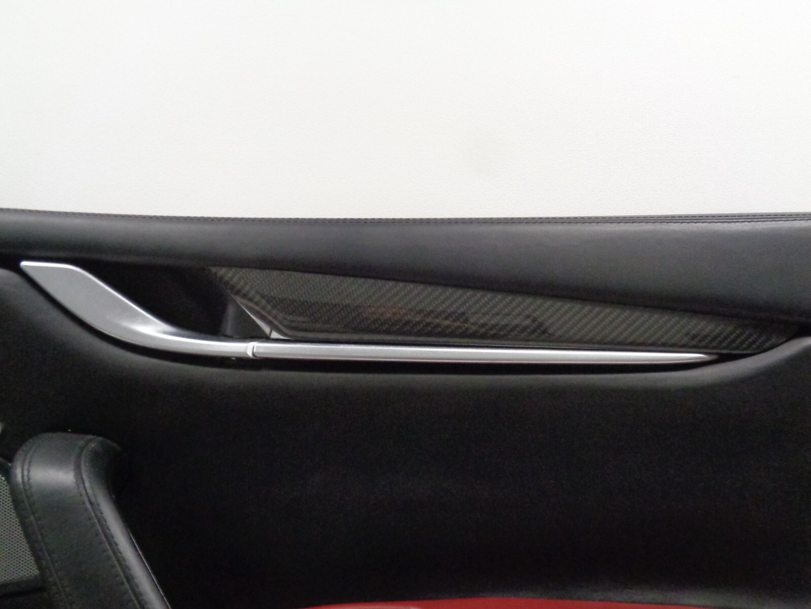 2014-2017 Maserati Ghibli Front Right Interior Door Panel Red Black OEM AK230958