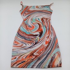 Shein Dress Women's XS Multicolor Swirl Spaghetti Strap Light Wear