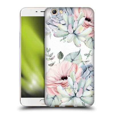 NATURE MAGICK PRETTY SUCCULENTS ROSE FLOWERS SOFT GEL HANDYHÜLLE FÜR OPPO HANDYS