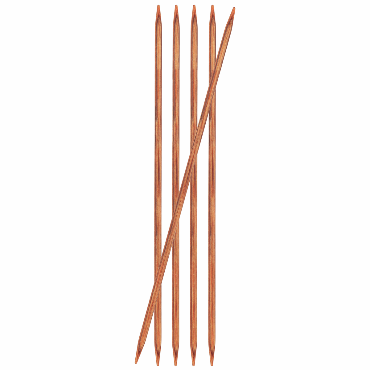 Knitpro Unisex Multicolor Ginger: Knitting Pins: Double-Ended: 15Cm X 5.50Mm: Set Of 5 - Image 2