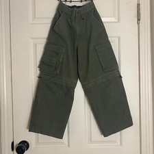 Boy Scouts Pants Youth Size 6 Green Classic Cargo Convertible Uniform Pant Green