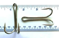 10 GT 3X Double Tuna 7982 Fish Fishing Hooks size #24