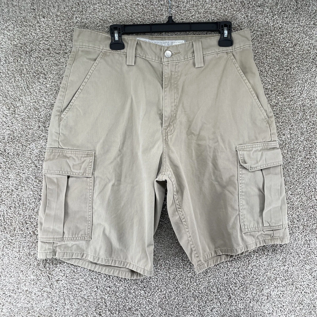 Levi khaki shorts sales