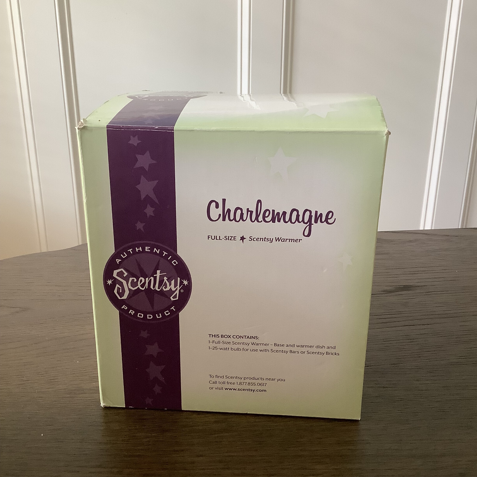 Scentsy Wax Warmer Plug In Charlemagne Authentic Retired New in box