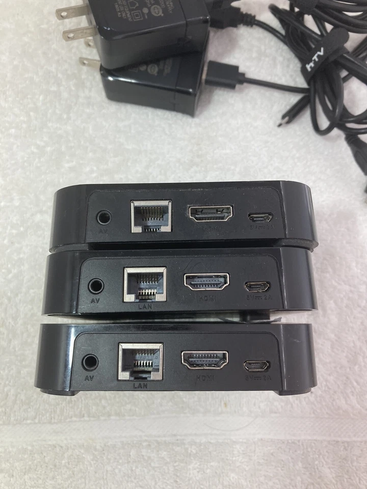 Лот из 3 HTV2 и HTV3 китайский TV BOX Android медиастример дефектный на запчасти - Изображение 4 из 4